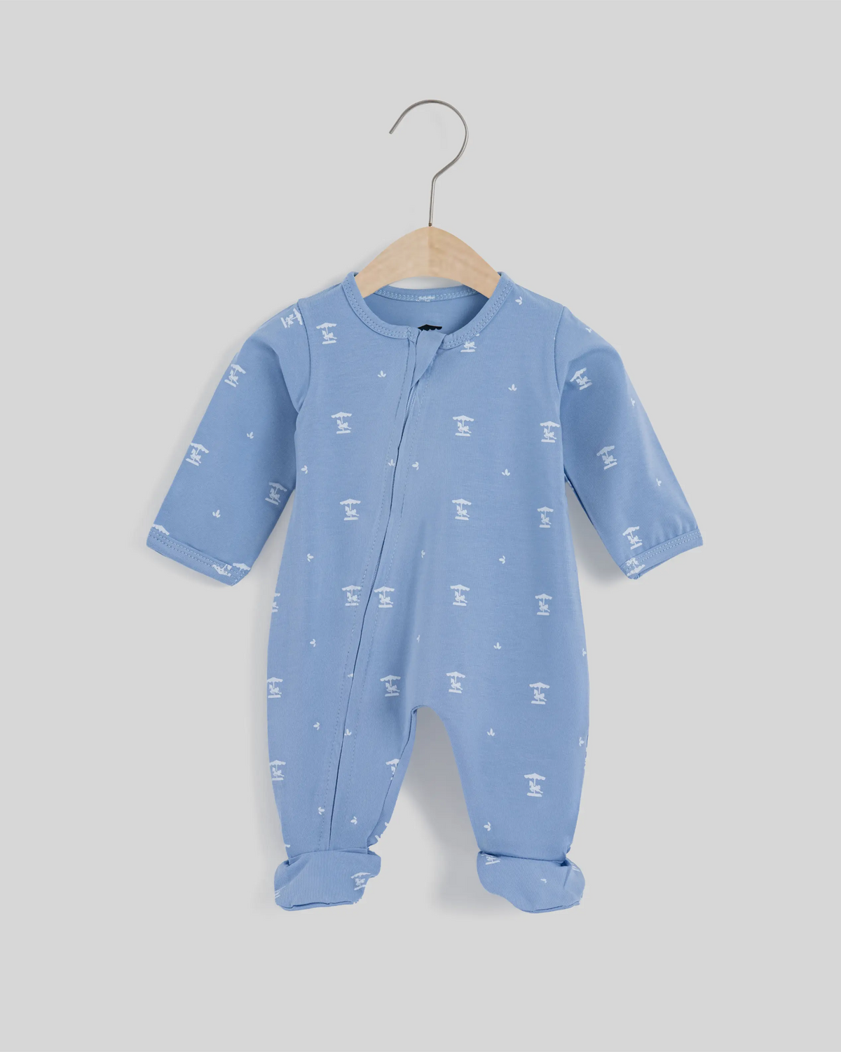 Dream Zip Bodysuit — Sky