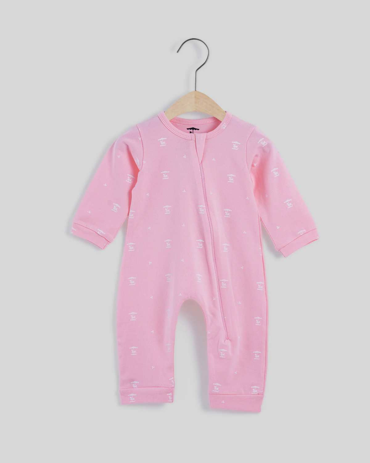 Dream Zip Bodysuit — Rosy