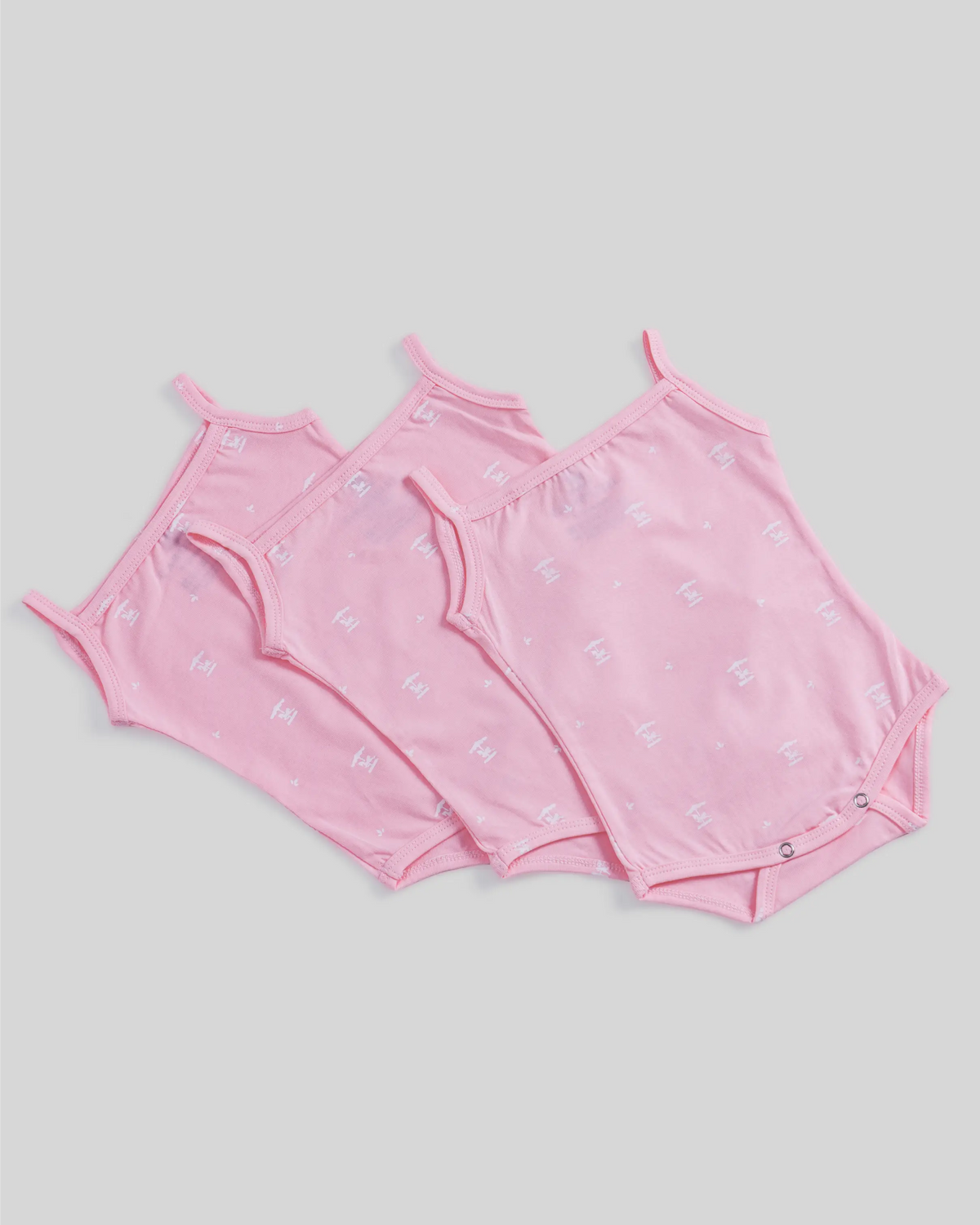 Little Breeze Sleeveless Bodysuit — Rosy