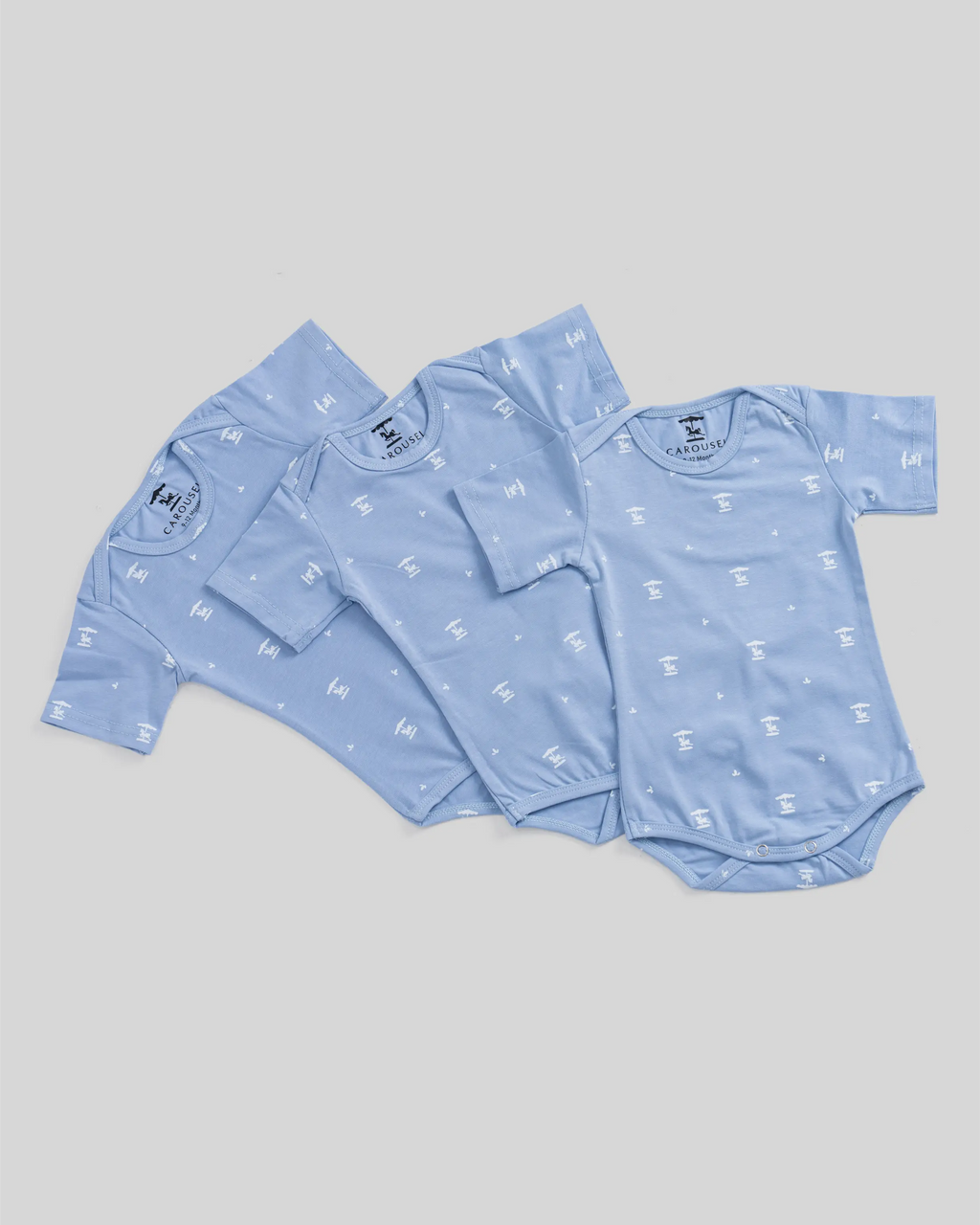 Essential ShortSleeve Bodysuit — Sky