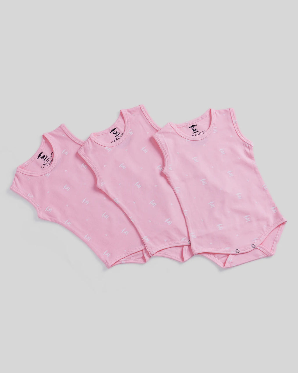 Playtime Cut-Sleeve Bodysuit — Rosy