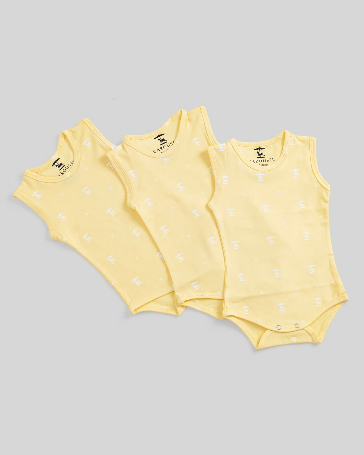 Playtime Cut-Sleeve Bodysuit — Honey
