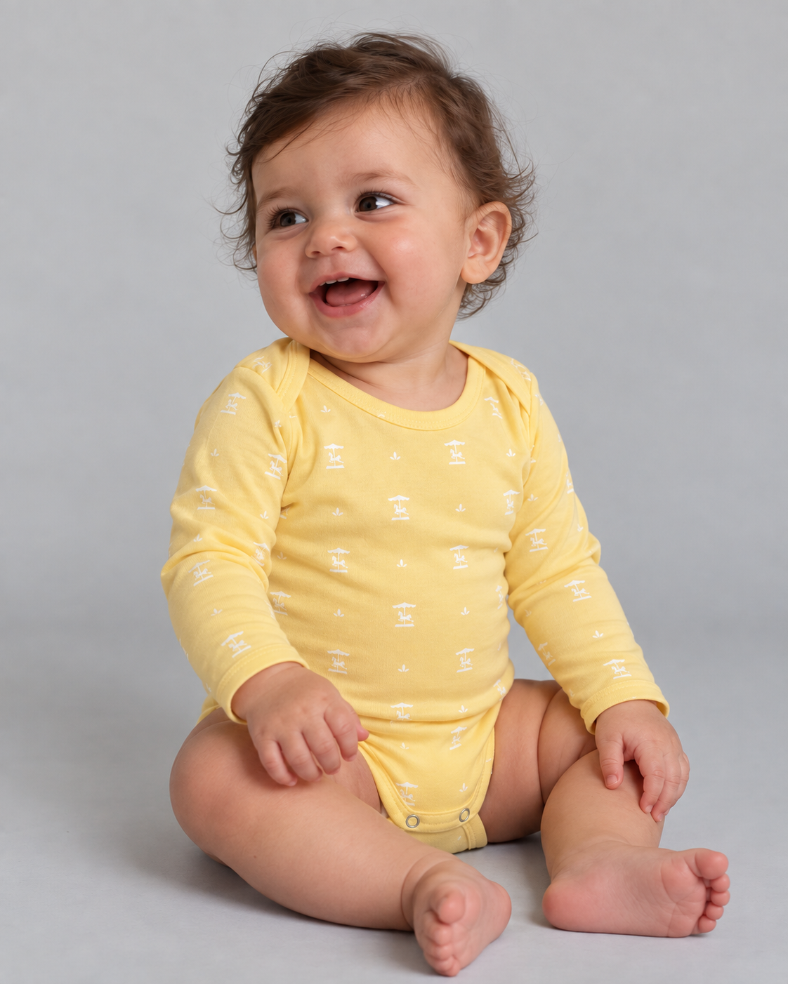 Cozy LongSleeves Bodysuit — Honey