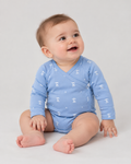 First Hug kimono Bodysuit — Sky