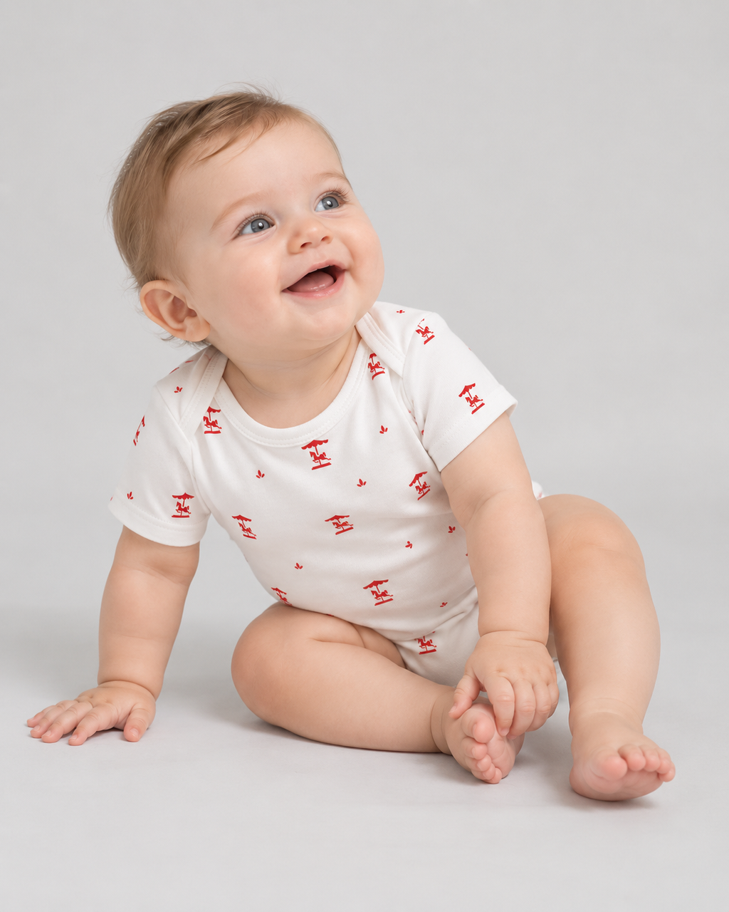 Essential ShortSleeve Bodysuit — Milky