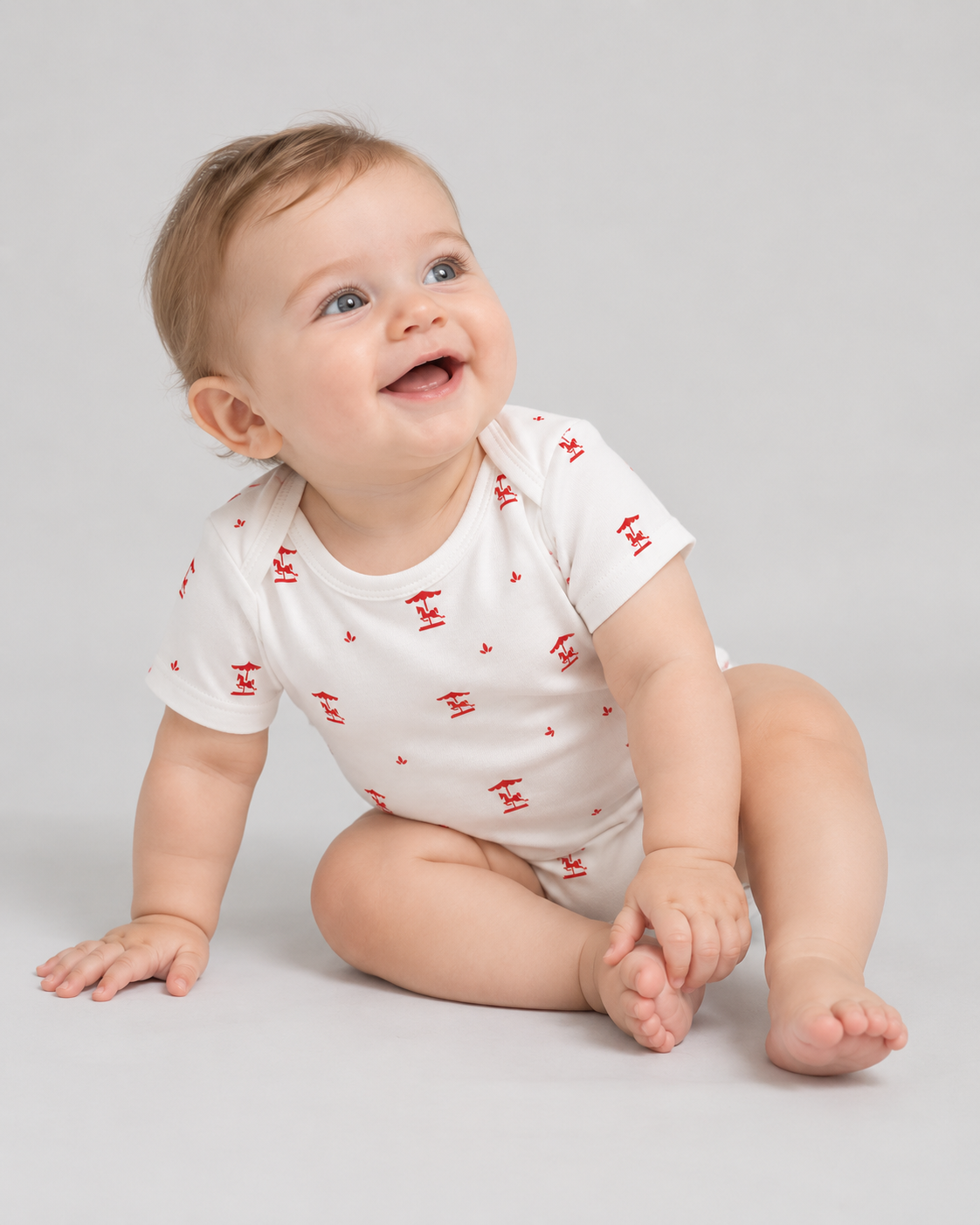Essential ShortSleeve Bodysuit — Milky